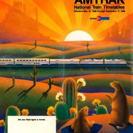 May 15, 1988 Amtrak Timetable