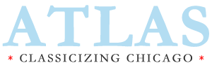 ATLAS Classicizing Chicago logo