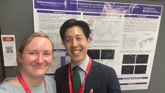 Calvin and Bin at Vascular Discovery
