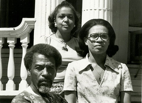 Afro-American Student Affairs staff: Ulysses Jenkins, Assistant Dean, Everne Saxton, Assistant Dean, and Alice J. Palmer, Associate Dean. Photo credit: Alvin Chow 