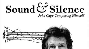 Exhibit logo, Sound & Silence: John Cage Composing Himself, NU Libraries, 2012