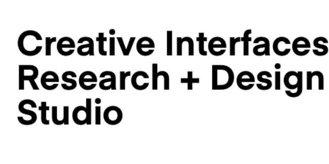 Creative Interfaces Research + Design Studio