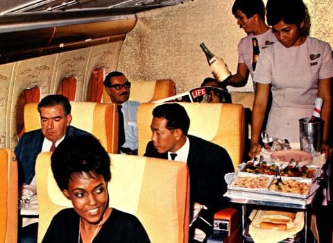 East African Airways Annual Report 1966 Photo Cabin Service