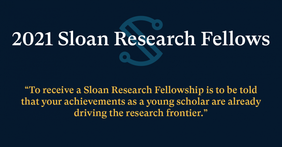 Julia is named a 2021 Sloan Research Fellow