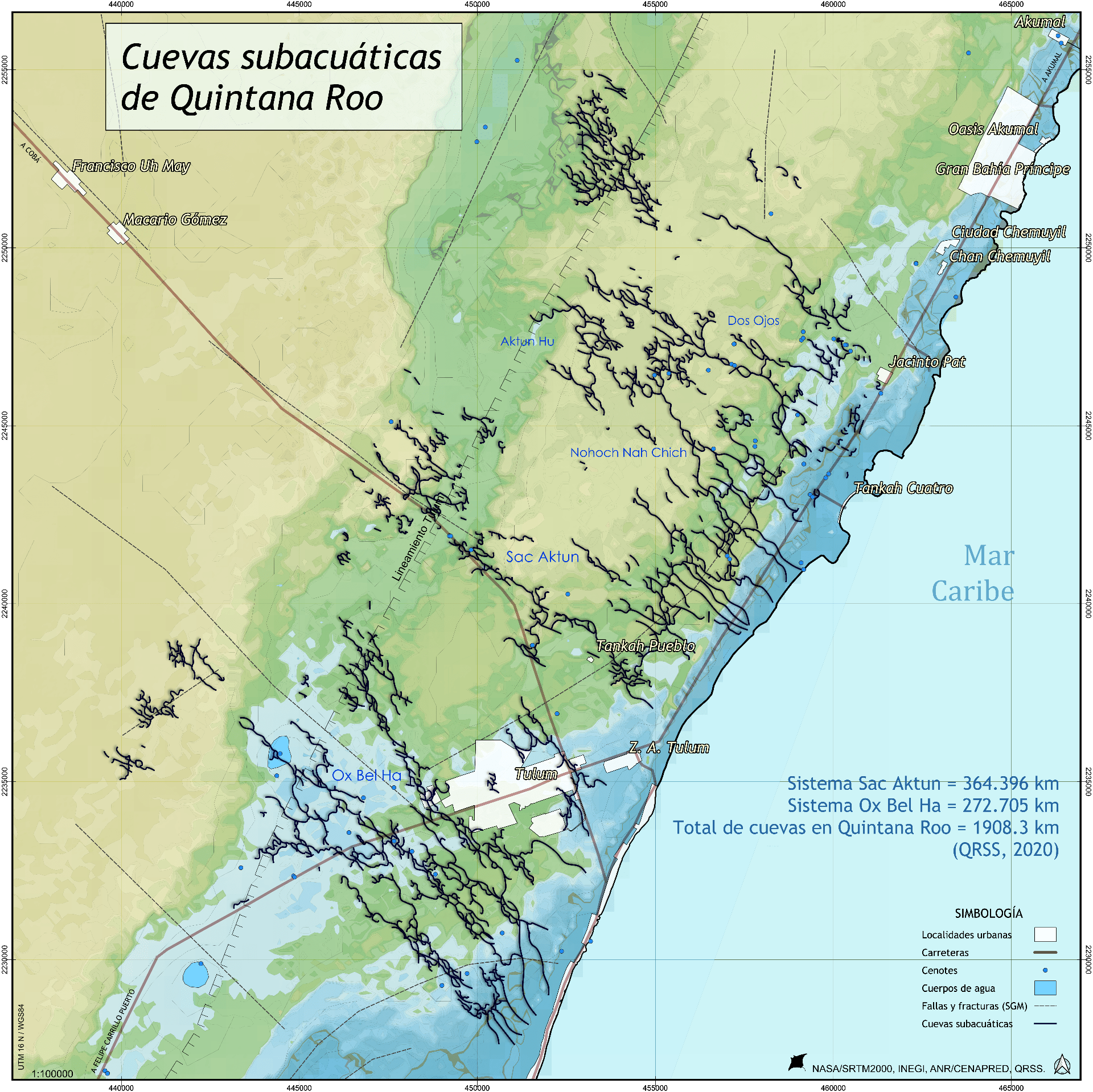 Cuevas subacuáticas de Quintana Roo