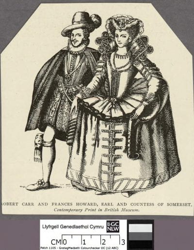 Robert Carr and Frances Howard, Earl and Countess of Somerset (illustration)