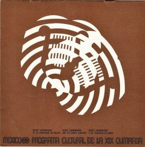 1968 Olympics Cultural Program Mexico City