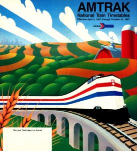 Amtrak 1987 Timetable
