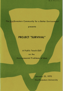 Project Survival program cover