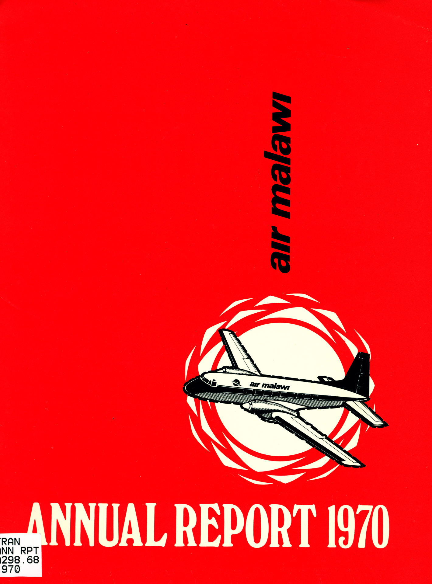 Front cover with plane in a circle