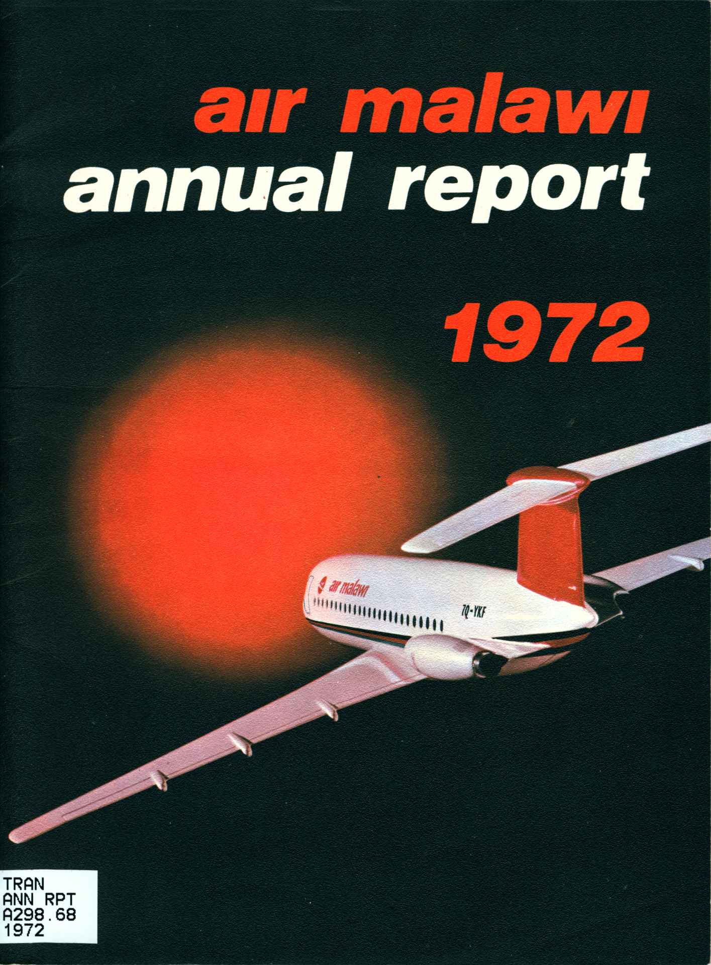Front cover with plane flying toward red circle in the distance