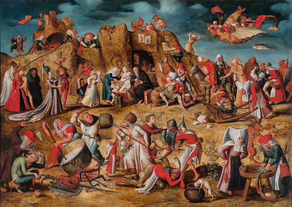 Jan Mandyn (also attributed to Jan Verbeeck), Temptations of St. Anthony Abbot