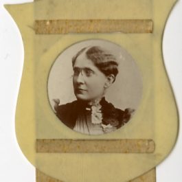Ribbon with Photo Badge Commemorating Willard’s Death