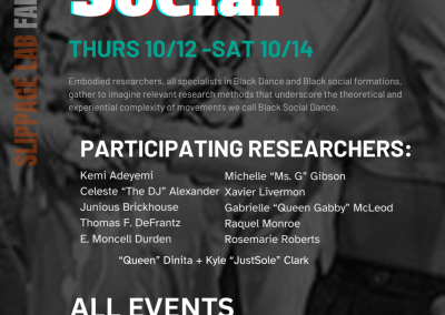 Fall 2023: Dancing a Black Social Mellon Symposium