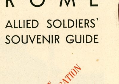 Cover of Allied Soldiers' Souvenir Guide